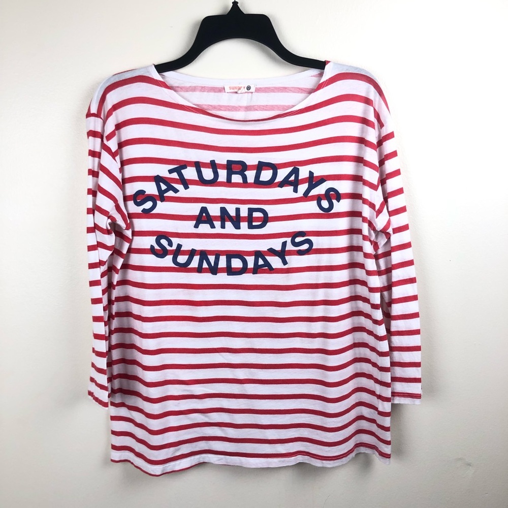 Anthropologie Saturday and  Sundays Striped Shirt